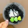 Malla para el Cabello de Niña Recogido de Baile Bolsillo Invisible para el Cabello de Niña Tocado de Flor Cabeza de Bola Accesorios Fijos para el Cabello Accesorios para el Cabello de Niñas