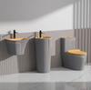 Lavabo de pared transfronterizo del sudeste asiático Lavabo de pared Lavabo colgante de cerámica Lavabo de mesa Conjunto de lavabo