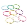 Chaveiro Pingente Colorido Argola de Chaveiro Decorações de Bolsa Acessórios diy Argola de Livro Pintura Metálica Argola de Cartão Argola de Chaveiro