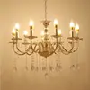 Novos Adereços de Casamento Lustre de Cristal de Ferro Forjado Decoração de Pavilhão de Cerimônia Guia de Estrada Luzes de Cristal para Decoração de Casamento