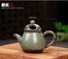 Creative cerâmica pequeno vaso hidropônico flor imitação de pedra mini grés pequena flor Zen home desktop ornaments