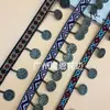 En Stock Encaje Étnico Clásico Hecho a Mano Colgante de Cuentas de Hierro Cortina Decorativa Textil para el Hogar Accesorio para Falda Encaje al por Mayor