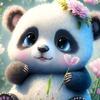 Exportación Transfronteriza Animalitos Lindos Bordado de Diamantes DIY Panda Lindo 5D Diamante Completo Hecho a Mano Pintura de Diamantes Pintura de Diamantes