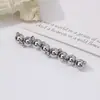 Pulseira Colar Folheada a Ouro 18K Conserva Cor Fivela Magnética Dourada Cilíndrica Absorvente de Ferro Acessórios de Acabamento para Colar de Corrente DIY Feito à Mão