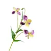 3 Flores de Iris Artificiales Alice Ireland Decoración de Ramo de Boda Decoración del Hogar