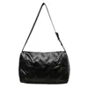 Comércio Exterior Transfronteiriço Moda Bolsa de Ombro Grande Capacidade para Mulheres 2023 Nova Bolsa de Tecido Acolchoado Tendência Bolsa Transversal Feminina Bolsa Jaqueta de Algodão