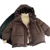 Chaqueta de Plumón de Invierno Kino Ropa Infantil Zhili Huzhou Estilo Coreano Reversible 90% Plumón de Pato Blanco Abrigo Ropa Infantil
