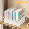 Caixa de armazenamento de livros com polia, dormitório estudantil, mesa, mochila escolar, caixa de armazenamento, cesta de armazenamento de mesa, classificação, caixa de livros de sala de aula