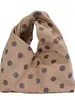 Bolso de Lona de Lunares Bolso de Hombro Doble Cara para Mujer Nuevo Estilo 2026 Bolso Tote Relajado y Amplio de Gran Capacidad para Viajes Diarios