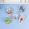 Broche de acrílico de dinossauro monstro de desenho animado fofo japonês e coreano atacado bolsa personalizada emblema fofo pingente pequeno atacado