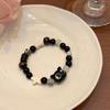 Nuevo Pulsera de Cuentas Estilo Chino Dibujos Animados Corazón de Niña Cuerda Trenzada con Tiras de Cerámica Esmaltada Pulsera Tejida con Sentido del Diseño