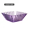 Prato de Acrílico Colorido para Lanches e Frutas Secas para Casa, Plástico Resistente a Quedas, Transparente, Prato para Sementes de Melão e Doces