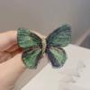 Novo chinês retro gradiente cor bordado borboleta corsage all-match moda temperamento alto senso requintado terno acessórios