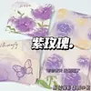 Fundo de papel para bolsa de pintura de alto valor de cor, gradiente, papel de nota de borboleta, não adesivo, estilo ins para estudantes, material para diário de mão, atacado