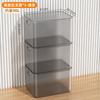 Caixa de Armazenamento Transparente Grande Capacidade Doméstica Guarda-Roupa Roupas Caixa de Plástico Baú de Brinquedos Organização de Armazenamento Cesto de Armazenamento