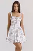 Vestido Europeo y Americano Transfronterizo 2026 Nuevo Estilo Espalda Descubierta Lazo de Perlas Ajustado para Mujer, Moda de Verano Vestido Corto Picante