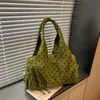 Bolso de axila de lunares de nicho estilo coreano transfronterizo, bolso de mano de gran capacidad para el día a día, bolso de hombro elegante y moderno
