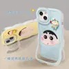Funda para teléfono A-Dai Xiaoxin Adecuada para iPhone 17 Pro Max iPhone 15 Soporte Doble 16 Lindo Dibujo Animado 14