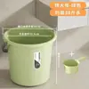 Cubo de Almacenamiento de Agua de Gran Capacidad con Tapa, Cubo de Plástico Engrosado para Uso Doméstico, Juego de Cubos para Dormitorio de Estudiantes, Cubo para Remojar los Pies y Lavar la Ropa