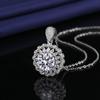 Venda ao vivo de luxo 5 quilates de luxo diamante zircão colar anel brincos conjunto rico deusa acessórios do casamento