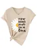 Meus produtos favoritos Amazon eBay estação independente moda versátil elegante camiseta feminina de gola V manga curta