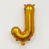 Globos de Papel de Aluminio Naranja de 16 pulgadas Estilo Americano Delgados con Alfabeto Inglés y Números para Fiesta de Cumpleaños y Decoración de Boda