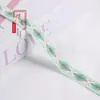 Cinta jacquard de rejilla de diamantes con hilo dorado de 1.5CM, accesorio para ropa, decoración del hogar, cortinas y varias decoraciones DIY G3602