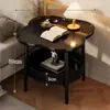 Mesa Auxiliar para Sofá de Casa, Gabinete Lateral, Mesa de Esquina Creativa para Sala de Estar, Mini Mesa de Centro Pequeña para Balcón, Mesa Pequeña de Noche para Dormitorio