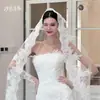 Véu de Casamento 3m de Alta Qualidade Ultra Macio com Borda de Renda Véu de Comércio Exterior Acessórios de Casamento Mais Vendidos Véu de Noiva de Luxo Europeu e Americano