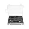 Juego de 22 Piezas Extractor de Tornillos Transfronterizo Acero de Alta Velocidad Herramienta de Eliminación de Rosca Inversa Extractor de Tornillos Dañados