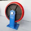 Ruedas Giratorias de Alta Resistencia, Ruedas Giratorias Silenciosas Resistentes al Desgaste de Poliuretano, Ruedas Giratorias de 4-8 pulgadas para Equipos Mecánicos con Frenos