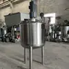 Tanque de Mistura Raspador de Aço Inoxidável Balde Misturador Raspador de Parede Aquecimento Elétrico Balde Misturador Vertical para Líquido Químico
