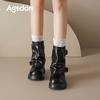 Botas Martin Augusden para Mujer 2026 Botines Nuevos de Otoño Suela Gruesa Botas Melard Botas Vaqueras Occidentales de Tacón