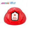 Gorra de alarma de incendio roja transfronteriza gorra de incendio material de gorra de PVC gorra de juguete para niños gorra para actuación en escenario de fiesta personalizada