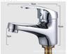 Comércio exterior Jordânia torneira de lavatório de furo único misturador de furo único quente e frio torneira de lavatório de banheiro fabricantes atacado