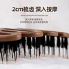 Pente Songta de Cerdas para Proteção do Cabelo Cerdas de Javali Fofas Pente Songta Massagem Cabeça Antiestático Cabelo Pente Maduro Pente Songta