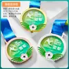 Medalla de Metal Colgante Personalizada Maratón Bádminton Niños Baloncesto Fútbol Juegos Medalla de Cristal Dorada