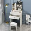 Penteadeira, quarto, simples moderna maquiagem, mesa, espelho, cabeceira, armário de armazenamento, moda net, vermelho, ins, menina armário de maquiagem, pequeno