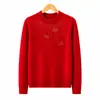 Nuevo suéter grueso de cuello redondo 2026 para mamá, para mujeres de mediana edad y mayores, top de punto para otoño e invierno, camiseta interior básica