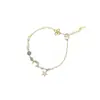 Pulsera de Estrella y Luna de Diamante Brillante de Cristal de Ensueño Chic Celebridad de Internet Chica Harajuku Pulsera Súper Hada Estudiante Estilo Bosque Pulsera Simple