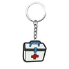 Llavero de la Serie de Cuidado Médico Más Vendido Transfronterizo Colgante de Plástico Suave de PVC Colgante Creativo para Bolsas Pequeño Regalo Listo para la Venta