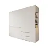 Armario de Dormitorio Personalizado para Toda la Casa Área de Colgar Simple con Una Puerta Más Arriba Tocador Estilo Crema Integrado Fábrica de Foshan