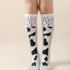 Nueva tendencia máquina de pezuña de vaca divertida calcetines de fitness para adelgazar pantorrilla hasta la rodilla pierna de burro calcetines casuales para el hogar para niños