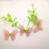 Centenas de Borboletas de Tule Estéreo de 5cm para DIY: Adorno de Cabeça, Grampo de Cabelo, Acessórios de Cabelo, Decoração de Roupas, Acessórios Decorativos de Borboleta em Estoque