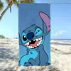Toalla de Playa Estampada de Dibujos Animados Stitch, Toalla de Baño de Microfibra de Secado Rápido, Toalla Absorbente de Baño para el Hogar, Toalla de Playa para Nadar