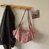 Diseño de nicho coreano transfronterizo, bolso de gamuza mate, nueva colección otoño 2026, bolso de hombro retro para el día a día