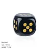 Dados de Cristal Natural Juego de Mesa de Ocio Transfronterizo Ágata Jade Tallado Estilo de Esquina Redondeada Dados de Piedra Semipreciosa Basados en Puntos de 15 mm