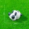 Nuevo Panda Pequeño micro paisajismo jardinería DIY accesorios de paisajismo lindo panda pequeño brotes de bambú poste de bambú adornos de resina