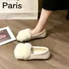 Nuevos zapatos de conducción de suela blanda anchos 2026 zapatos de pelo no cansan zapatos de algodón pies invierno más terciopelo uso exterior talla grande zapatos para mujeres con sobrepeso pies