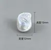 Perlas Barrocas de Vidrio con Agujero Recto, Perlas de Imitación Espejo Aurora, Perlas de Imitación Mabe Akoya, Fábrica Mayorista de Cuentas Sueltas